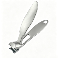 Coupe-ongles professionnel en acier inoxydable avec poignée ergonomique, idéal pour les ongles épais des seniors et la pédicure
