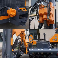 Foreuse sur chenilles KAISHAN KG500GF pour l'exploitation minière, moteur de machine de forage de 500 mm de diamètre, engin de forage photovoltaïque pour pieux de fondation