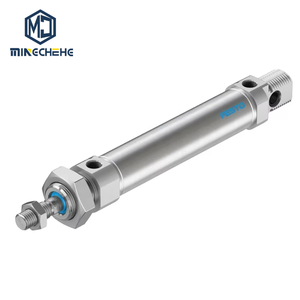 Cilindro Neumático de Cuerpo Redondo ESNU-20-50-P-A 19268, Actuador de Aire Estándar ISO 6432 con Sensor Magnético para Producción Automática - Product Image 1