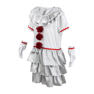 Disfraz de Payaso de Terror para Niñas, Vestido con Volantes, Estilo Circo, para Halloween, Actuaciones y Cosplay - Product Image 5
