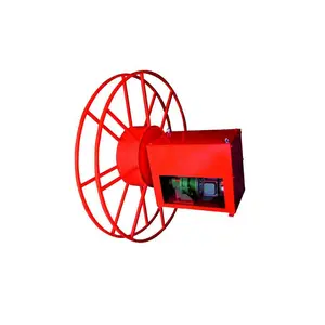 Durable retractable 50 meter crane auto roll-up cable reel
