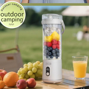 Nuevo Exprimidor Portátil Inalámbrico para Exteriores, 2 en 1, Exprimidor y Vaso para Beber Directo, Carga USB, 12 Cuchillas, Licuadora Multifuncional - Product Image 4