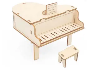 儿童礼物桌面装饰音乐盒木琴造型多功能DIY益智玩具自然彩色音乐教育儿童玩具