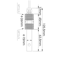 Conductivité de l'eau industrielle 4-20mA RS485 EC TDS capteur électrode mètre sonde système de surveillance de la qualité de l'eau
