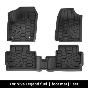 Tapetes de Piso y Revestimiento de Maletero de TPE Ecológicos Personalizados para LADA NIVA Legend, Tapetes Interiores para SUV Resistentes al Agua y a la Suciedad, Ajuste Preciso - Product Image 5