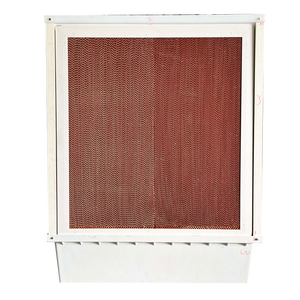 Nuevo 1.5kw 380V 50Hz 146*146*190cm FRP fibra de vidrio cortina de agua evaporativa almohadilla de refrigeración por aire enfriador de aire con ventilador de escape - Product Image 4