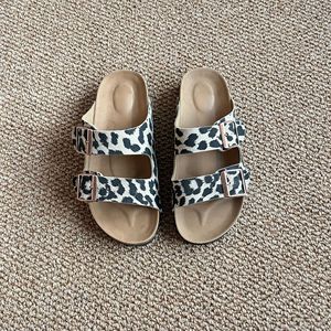 2026 Summer Style Tiger Pattern Men's Open Toe Slides Indoor Outdoor Customizable Patterns Wear-Resistant EVA <b>Insole</b> - Product Image 3