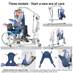 Productos más vendidos Elevador de pacientes de cuerpo completo Grúa de elevación de pacientes plegable para <span class=keywords><strong>enfermos</strong></span> - Product Image 4
