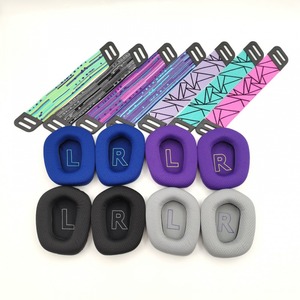 Coussinets d'oreille pour Logitech G733 <span class=keywords><strong>G335</strong></span> casque coussins d'oreille couvre remplacement de bandeau Durable - Product Image 5