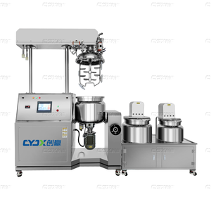 Tanque de vacío de elevación hidráulica, mezclador homogeneizador, tanque de mezcla, equipo de producción de crema cosmética, mezclador agitador, máquina para hacer jabón - Product Image 2