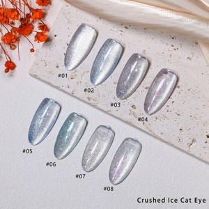 Esmalte de Uñas de Gel Ojo de Gato de Alta Calidad, 15 ml, en Envase de Vidrio, No Tóxico, Libre de HEMA, Estilo Francés, para Salón, en Botella Líquida - Product Image 6