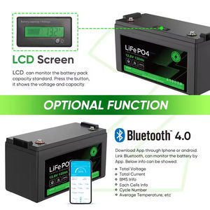 Batería LiFePO4 de 12.8V 50Ah sin mantenimiento con BMS de 50A integrado IP65 para respaldo doméstico y carga solar - Product Image 3