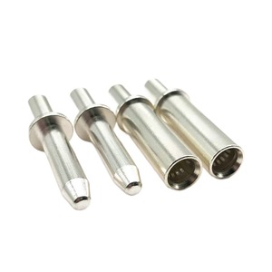 Connecteurs EV usinés sur tour CNC, bornes plaquées nickel-argent, finition de précision en laiton sur mesure pour la fabrication - Product Image 3