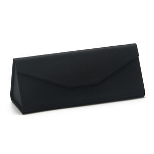 Étui à lunettes en cuir, boîte de rangement rigide rectangulaire pour lunettes de prescription et de soleil, 8-8,9 pouces, couleur unie, été 2021 - Product Image 2