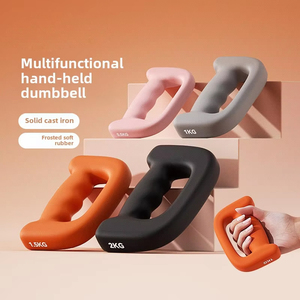 D-şekil boks dambıl çifti ince kol ev Fitness eğitim el döküm demir ağırlık taşıyan Idle bells boşta eğitim için - Product Image 1