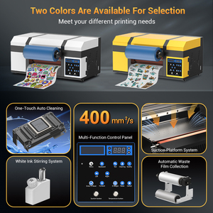 Nhanh chóng xp600 đầu in véc ni phẳng A3 UV dtf tinh thể nhãn dán máy in máy AB phim cán máy + in ấn 2 trong 1 - Product Image 4