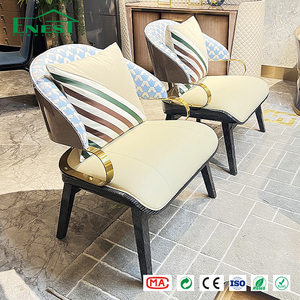 Ensemble de meubles de salon italien moderne de luxe Enest, <span class=keywords><strong>canapé</strong></span> en cuir 1+<span class=keywords><strong>2</strong></span>+3 <span class=keywords><strong>places</strong></span> avec dossier matelassé en diamant pour projet de villa - Product Image 3