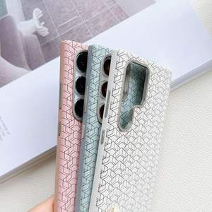 Étui de téléphone en cuir PU de haute <span class=keywords><strong>qualité</strong></span> pour Samsung Galaxy S22 S23 Plus antichoc nouveau Design étui de téléphone portable pour Samsung S24 Ultra - Product Image 2