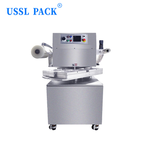 Scelleuse rotative HVT-450R pour barquettes de viande, fruits de mer, fromage et repas prêts à consommer – <span class=keywords><strong>Machine</strong></span> d'emballage <span class=keywords><strong>sous</strong></span> <span class=keywords><strong>vide</strong></span> pour barquettes - Product Image 3