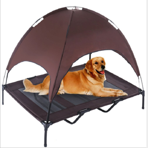 De Viaje al aire libre perro cama elevada para mascotas cama con dosel para acampar o playa - Product Image 2
