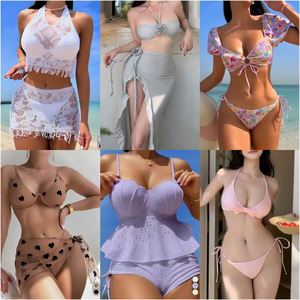 Venta al por mayor de fábrica: Lotes surtidos de ropa de mujer, tops, trajes de baño, bikinis y vestidos. - Product Image 3