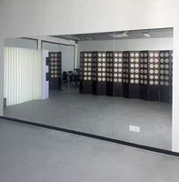 Design personnalisé, grand miroir mural pour studio de danse, 5mm d'épaisseur, style moderne, maison et salle de classe, salle de danse