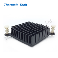 Juego de chips de puente Norte para CPU de ordenador, disipador de calor de perfil extruido con tamaño de 40,5x40,5x11mm