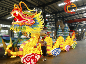 Chinesisches Neujahr Erntedankfest Weihnachten Drachen-Laterne Große LED Wasserdichte Ausstellungsdekoration - Product Image 5