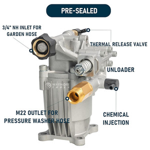 <span class=keywords><strong>Pompe</strong></span> de nettoyeur haute pression à arbre horizontal de 3/4 pouces 3400PSI 2.5GPM <span class=keywords><strong>pompe</strong></span> de remplacement pour nettoyeur électrique - Product Image 2