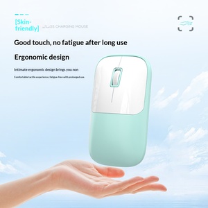 New Multi-color Blue Tooth Rechargeable Wireless Mouse, Silent Portable Office Mice for Girls Laptop <b>Desktop</b> Computer - Product Image 5