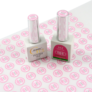 BOYUE impresión personalizada esmalte de uñas <span class=keywords><strong>Gel</strong></span> botella etiqueta PVC etiqueta adhesiva para cosméticos Etiqueta Privada - Product Image 3