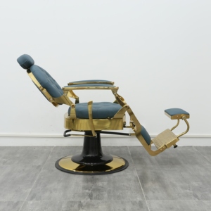 Haut <span class=keywords><strong>de</strong></span> gamme Vintage hommes inclinable <span class=keywords><strong>salon</strong></span> <span class=keywords><strong>de</strong></span> <span class=keywords><strong>coiffure</strong></span> chaise en cuir synthétique tête d'huile professionnel coupe <span class=keywords><strong>de</strong></span> cheveux Spa acier <span class=keywords><strong>Salon</strong></span> <span class=keywords><strong>de</strong></span> beauté - Product Image 4