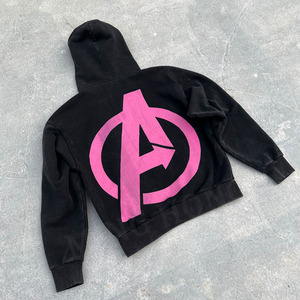 เสื้อมีฮู้ดพิมพ์ลายดิจิทัลแนวสตรีทกราฟิกสำหรับผู้ชายดีไซน์ผลิตจากผู้ผลิต - Product Image 6