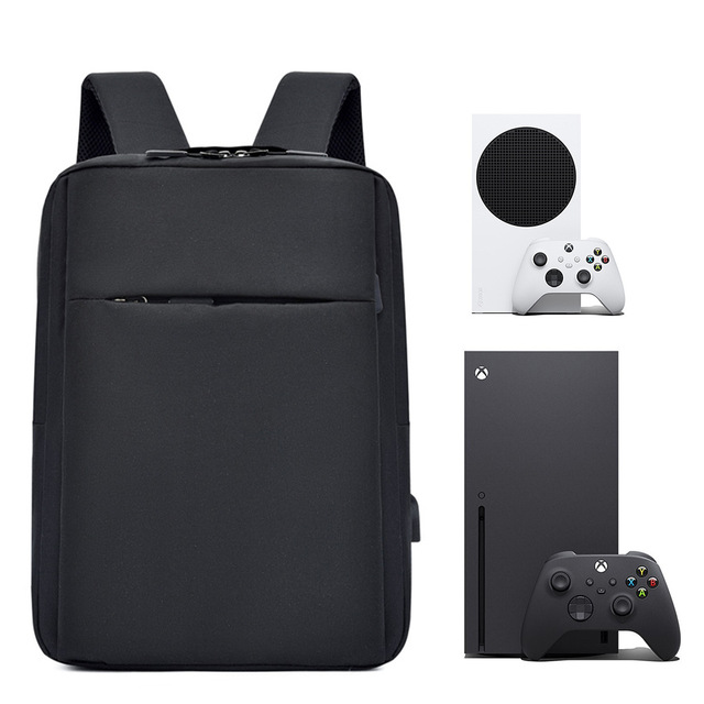 Large Capacity Backpack for XSX XSS Console Protective Carry Bag Travel Carrying Case Portable Storage Bag Nylon for Xbox