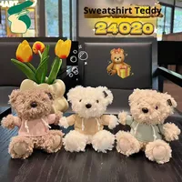 Porte-clés en peluche ours mignon MYT, personnalisable avec logo, cadeau d'anniversaire pour enfants, pendentif de sac à dos avec machine à griffes pour enfants