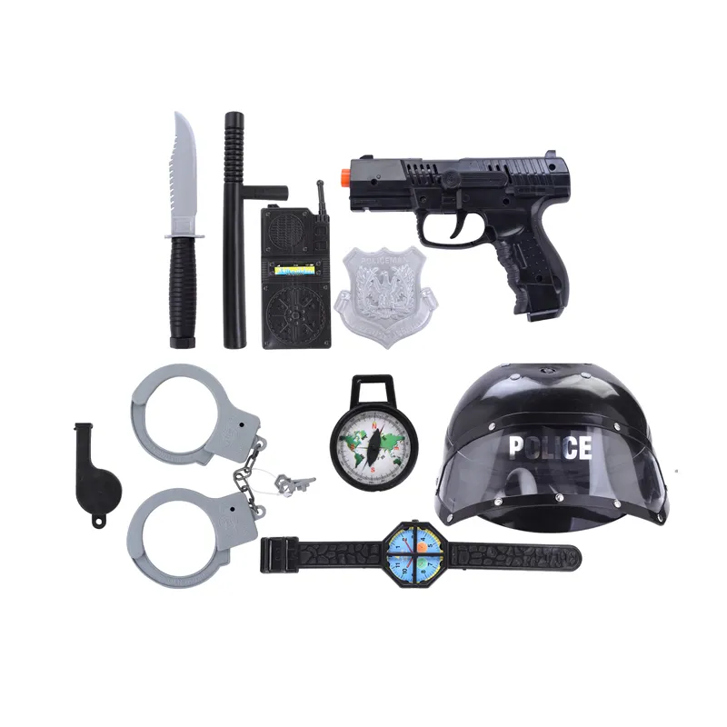 Top seller Novelty kids role play police set toys for cool boys