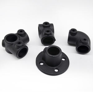 Usine Blanc Noir Poudre Revêtement Malleale fer Clé Klamp raccords Catalogue Clé serrage raccords tube connecteur - Product Image 1