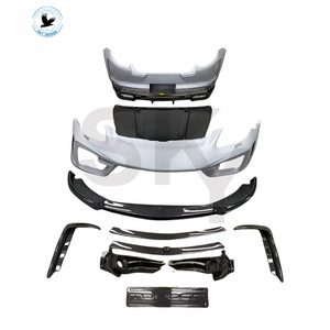 สําหรับ 2017-2024 <span class=keywords><strong>Porsche</strong></span> <span class=keywords><strong>Panamera</strong></span> <span class=keywords><strong>4S</strong></span> 971 คาร์บอนไฟเบอร์ด้านหน้าLipด้านหลังDiffuser Hood Body Kitสําหรับ<span class=keywords><strong>Panamera</strong></span> GTS TurboกันชนBodykit - Product Image 5