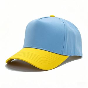 Gorras de Béisbol Unisex de Estilo Deportivo Urbano, de 5 Paneles, de Perfil Medio, con Parche 3D Bordado en Dos Tonos de Algodón, Diseño Personalizado - Product Image 1