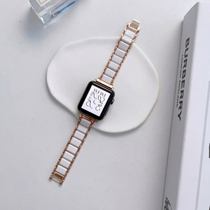 Correa Híbrida de Resina y Metal para Apple Watch Ultra 2/1 Series 10 9 8 7 6 5 SE, Venta al Por Mayor de Fábrica Upro, Brazalete para Reloj de Mujer - Product Image 6