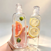 Gobelet à marqueur de temps en verre borosilicate de haute qualité, version chaude, 350 ml, 500 ml, 750 ml, pour eau et boissons