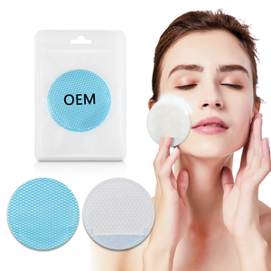 OEM ODM Tampons exfoliants au <span class=keywords><strong>coton</strong></span> à l'acide glycolique pour nettoyage en profondeur, démaquillants et tampons zéro pores - Product Image 1