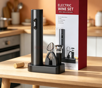 TGYW Aanpasbare Logo Elektrische Kurkentrekker Set Cadeausets Multifunctionele Elektrische Kurkentrekker op Batterijen