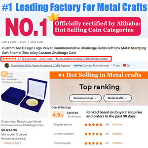 カスタム デザイン ロゴ ベルベット 記念 チャレンジ コイン ギフト ボックス 金属 プレス ソフト エナメル 亜鉛 合金 カスタム チャレンジ コイン - Product Image 2