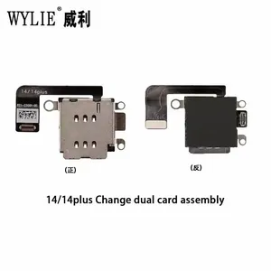 Cable flexible Wylie eSim modificado para doble tarjeta SIM para IP 14/14 Plus, herramientas <span class=keywords><strong>de</strong></span> reparación para cambiar la bandeja <span class=keywords><strong>de</strong></span> ranura <span class=keywords><strong>de</strong></span> doble tarjeta SIM. - Product Image 3