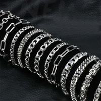 BSB RINNTIN bijoux de mode en gros hommes cubain lien chaîne Bracelet personnalisé Pulsera Hip Hop 925 chaîne Bracelet en argent Sterling