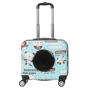 Valise cadeau pour animaux de compagnie pour chiens et chats valise pour chien sac à bulles porte-bagages pour animaux de compagnie sur roues sacs pour chats bagage chariot pour animaux de compagnie - Product Image 4