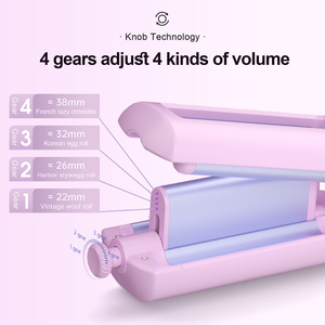Professional Hair Curler for Long Hair Women Clip Egg Roll Electric Hair Curler Wave Straightener with Clamp - Product Image 5