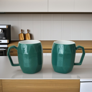 Tazas de Cerámica para Bebidas con Forma de Diamante, Hechas a Mano con Técnicas Tradicionales en Jingdezhen - Product Image 2