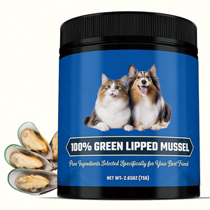 Polvo de Mejillón Verde 100% Natural en Tarro de 75g, Fuente de Omega 3 y Glucosamina para Perros y Gatos, Venta al Por Mayor - Product Image 6